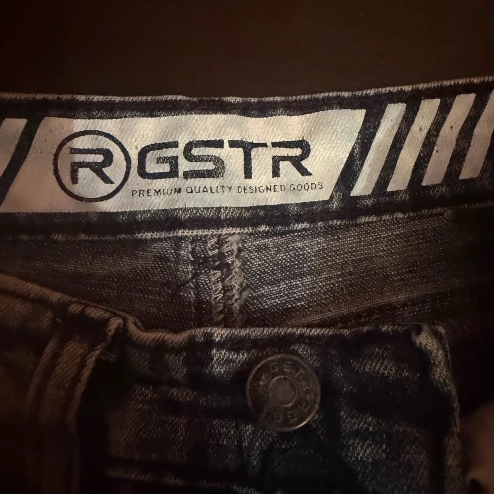 GSTR Boys Size 5 Blue‎ Stressed Straight Jeans